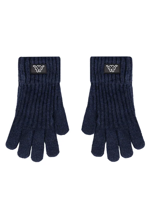 Rękawiczki z dzianiny Kappa KAP-U6-002-AW24 Granatowy One Size